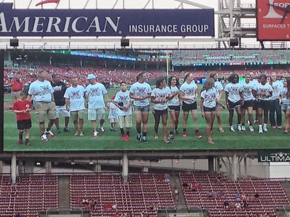 LakotaWestGB's tweet photo. TBT… Six years ago today… Our 2015 State Champions took the field at Great American Ball Park to receive their well-earned rings… #GreatnessNow complete! #WEareLakota #StateChampClub 💍 https://t.co/AVZueZZhLs