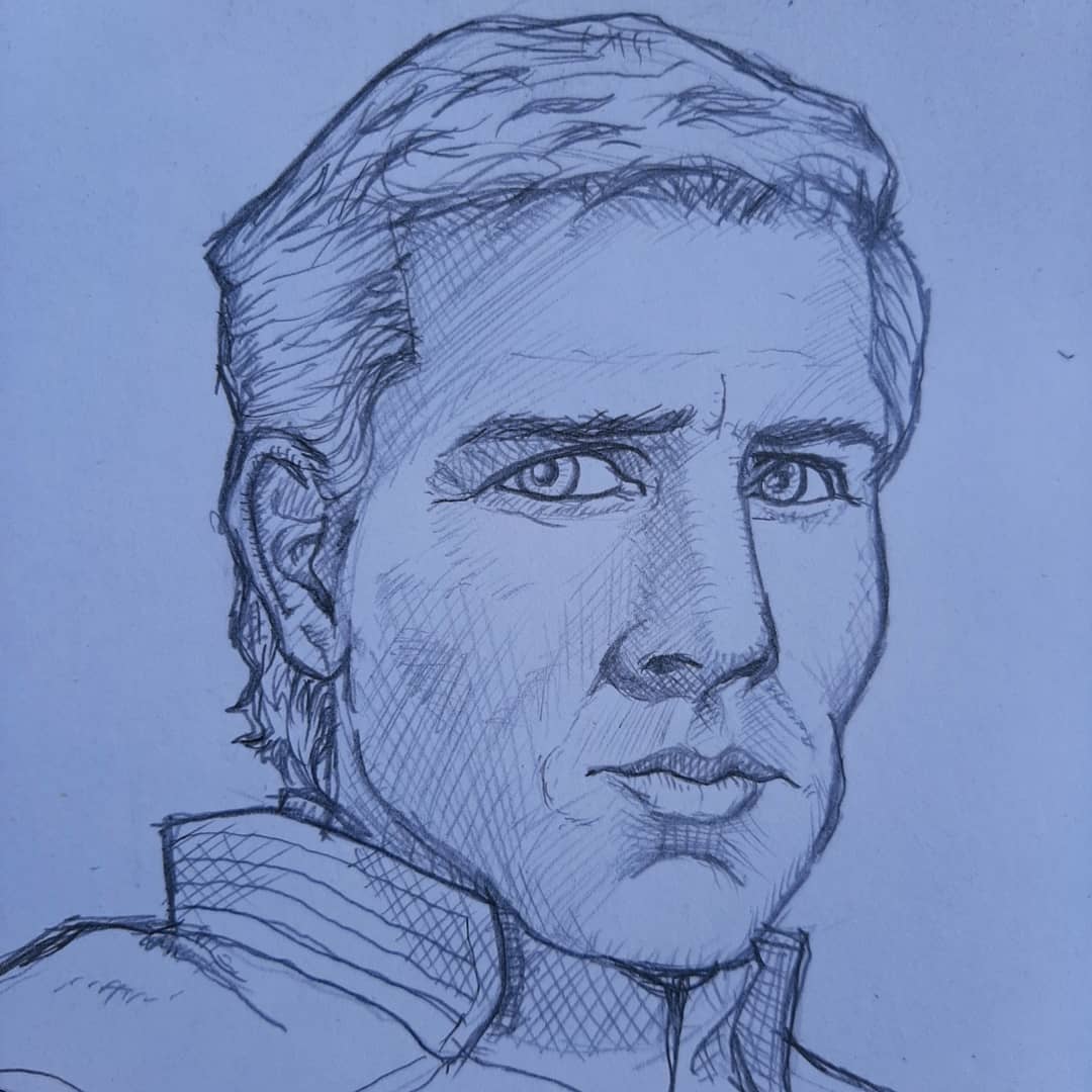 rikitopota's tweet image. Orson Krennic mal. #sketch #dibuix #llapis #pencil #portrait #retrat #orsonkrennic #krennic #rogueone #starwars