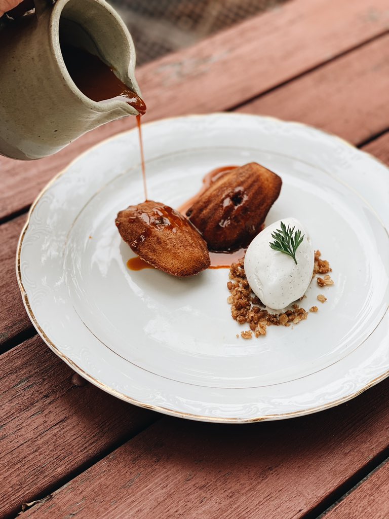 Donna Mac (@donnamacyyc) on Twitter photo Hutterite carrot caramel stuffed financier, <a href="/HighwoodC/">Highwood Crossing</a> whole wheat with Noble Farms goat cheese ice cream. 🥕 The dessert of all desserts & second course of our AB Plate menu. See you Friday! #abplate #yyceats #donnamacyyc Hutterite carrot caramel stuffed financier, <a href="/HighwoodC/">Highwood Crossing</a> whole wheat with Noble Farms goat cheese ice cream. 🥕 The dessert of all desserts & second course of our AB Plate menu. See you Friday! #abplate #yyceats #donnamacyyc