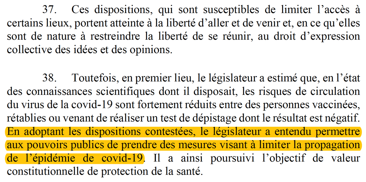 N_Hervieu's tweet photo. Crise sanitaire : Le @Conseil_constit valide l'essentiel de la loi, dont l'élargissement du "passe sanitaire".

Mais il censure :
- Le licenciement des employés en CDD en défaut de passe sanitaire;
- Le dispositif d'isolement automatique de toute personne testée positive. https://t.co/vpUDio45kC