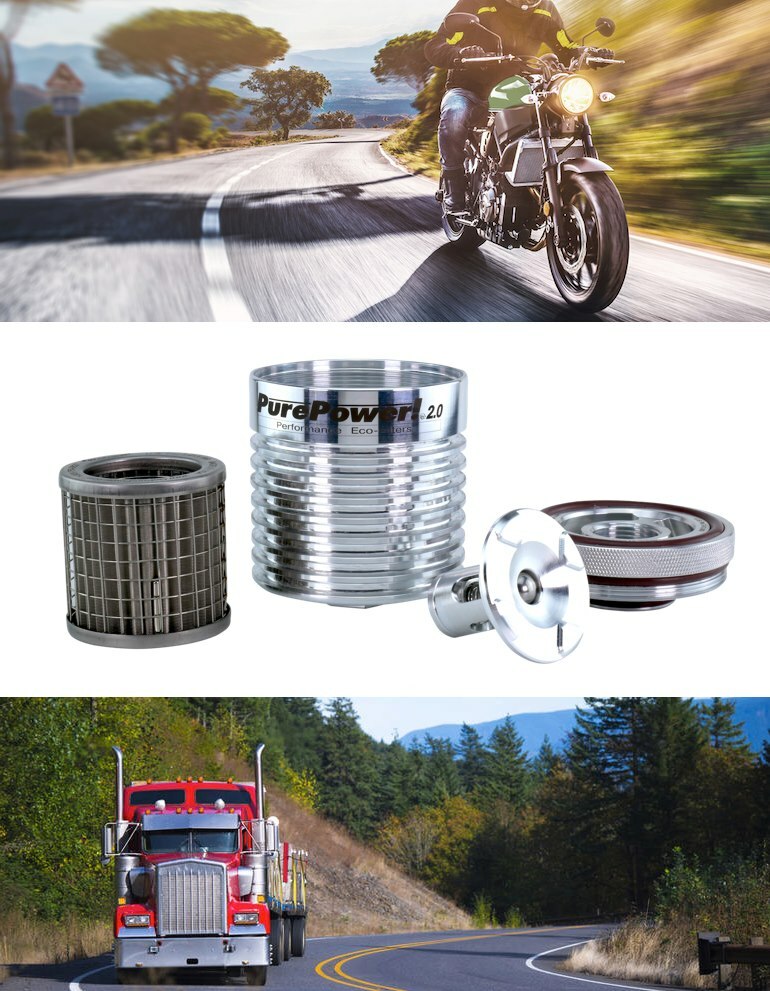 gopurepower's tweet photo. From street to fleet and track to trail - PurePower! lifetime filters conserve fuel, extend oil life, and improve performance. #gopurepower https://t.co/ljmIOHSl7c