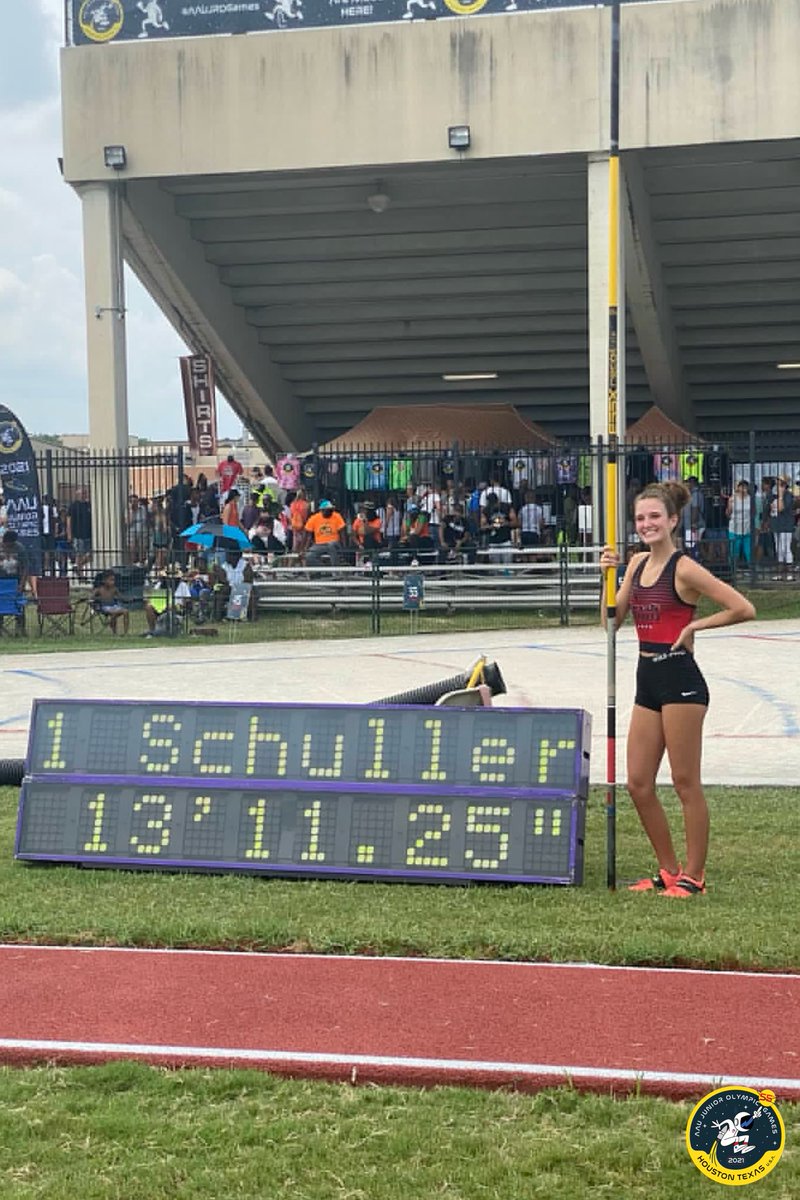 ‼️National Record‼️

15-16 Years Old Girls Pole Vault – 13-11.25, Sky Schuller, Coppell, TX.

Old Record – 12-10, 8/5/15.

#AAUJROGames
#AAUTrackandField