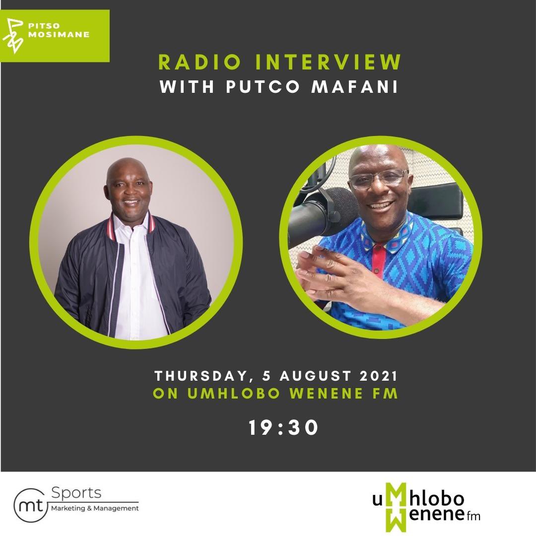 I’m also in conversation this evening at 19:30 with THE @PutcoMafani on @UWFM88_106FM! 

The @MTSports10 team will be live tweeting, so if you’re keen to join in, make sure you’re following them on Twitter.

#ChangingTheGame 
#PitsoDiaries
#UmhloboWenene