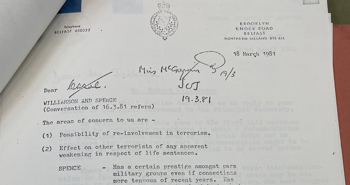 DrAaronEdwards's tweet photo. Northern Exposure | I’ve been in my favourite place today @UkNatArchives - on the trail of the IRA, Gusty Spence, and secret meetings between loyalist paramilitaries and British intelligence during the #NorthernIreland Troubles #BookNumber11 https://t.co/ItNpwEdg1p