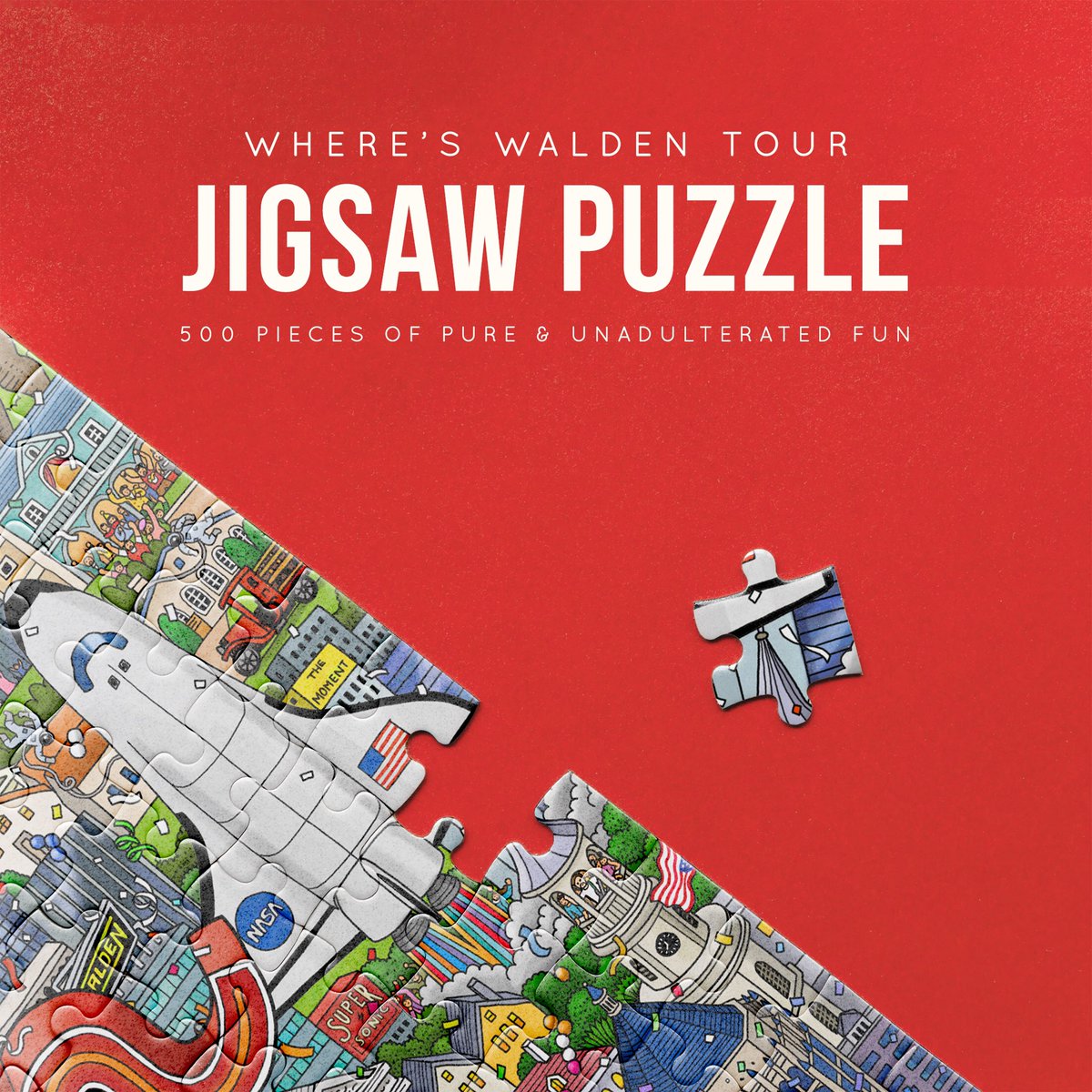 You asked, and we listened. Puzzles are HERE! 🧩 Head to the link below to snag one of these sexy, limited edition #WheresWaldenTour 500-piece jigsaw puzzles! ⚠️WARNING: These puzzles are highly addictive, and may cause trouble focusing. whereswaldentour.com/product/wheres…
