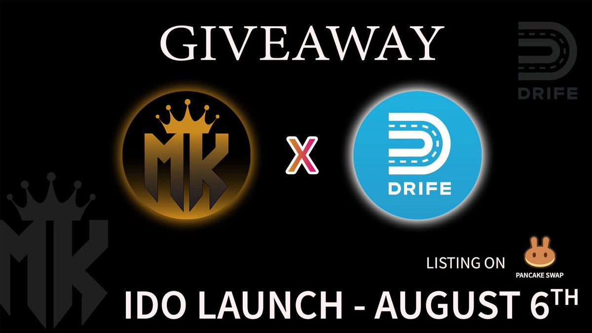 MasterCryptoHq's tweet photo. Uber on blockchain - @Drife_official launching soon 🚀

👉IDO on 🗒️6th of August 
👉IDO on Apollox &amp; IEO is on @MEXC_Global
👉 $DRF listing on pancakeswap

Like &amp; Retweet to Join special 2000$ Giveaway 💥 https://t.co/9DATkqovE7

For more details visit : https://t.co/tDWWV2QC93 https://t.co/Q6ee68bIci