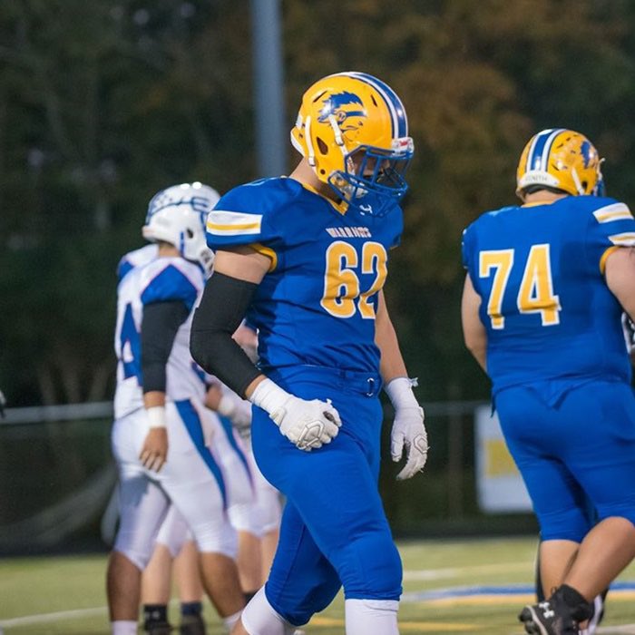 TimRecognition's tweet photo. Mariemont Warriors LB Jack Mileham will be a (ImPact Player) in 2021. In 2020, he had 61 Tackles, 7 Sacks, 1 Force Fumble, 1 Fumble Recover @JackMileham1  @CoachNLeone @MariemontFB @mmontad @coachdixon87 @SIDCHLSports @tsfootball @275Gridiron @Footballinohio @BrandonSaho https://t.co/AcyO58bh2q