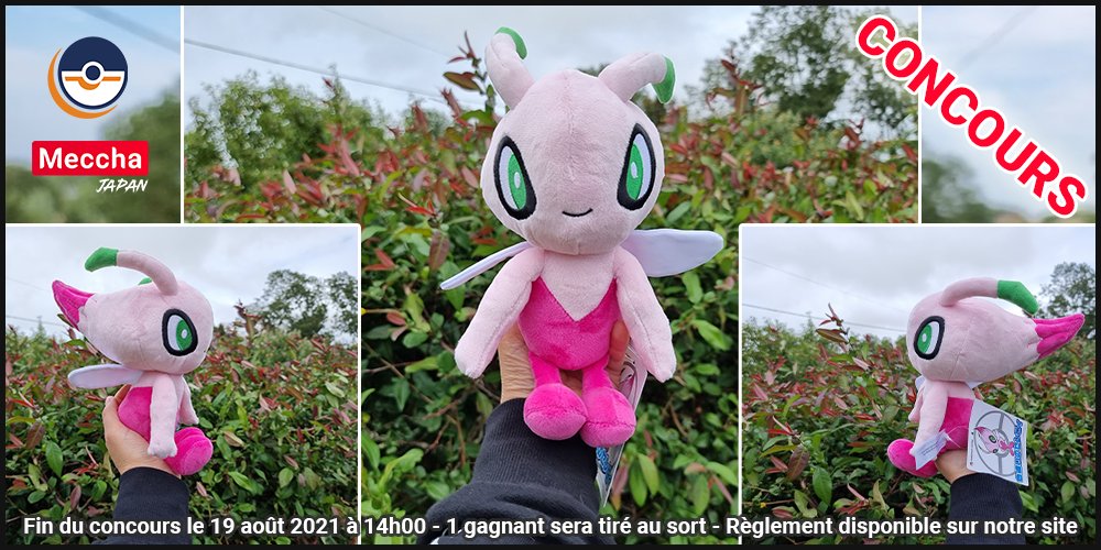 Pokegraph's tweet photo. Concours en partenariat avec Meccha Japan !
1 peluche de Celebi chromatique à gagner !

Pour participer :
- RT + Liker ce tweet
- Follow @Pokegraph et @mecchaJP
- Finir l'inscription ici : https://t.co/mJsU9kBNUy

Pour vos commandes https://t.co/XvVURXUsLT Code remise de 5% PKPH5 https://t.co/AgiDnIKWkA