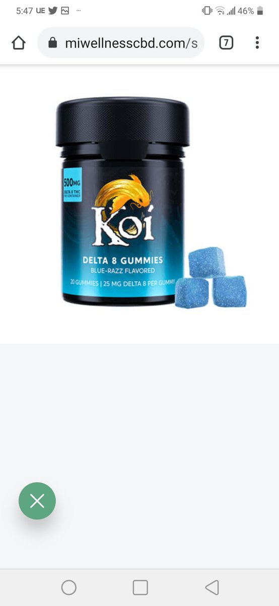 MIWellnessCBD's tweet photo. #NewFlavor! We've got the @koicbdlife #BlueRazz #flavor! These #Delta8gummies are not only delicious they also promote a #restfulnightssleep &amp; a #healthyappetite 
Each #gummy contains 25 mg of #Delta8THC with each jar containing 20 #gummies for a total of 500 mg of Delta-8 #THC https://t.co/wOJP7RGegP