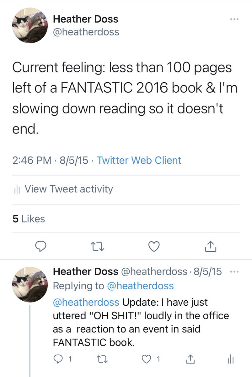 Timehop reminding me of my 1st read of THIS SAVAGE SONG by <a href="/veschwab/">Victoria/V.E. Schwab</a> 🎻🩸😈