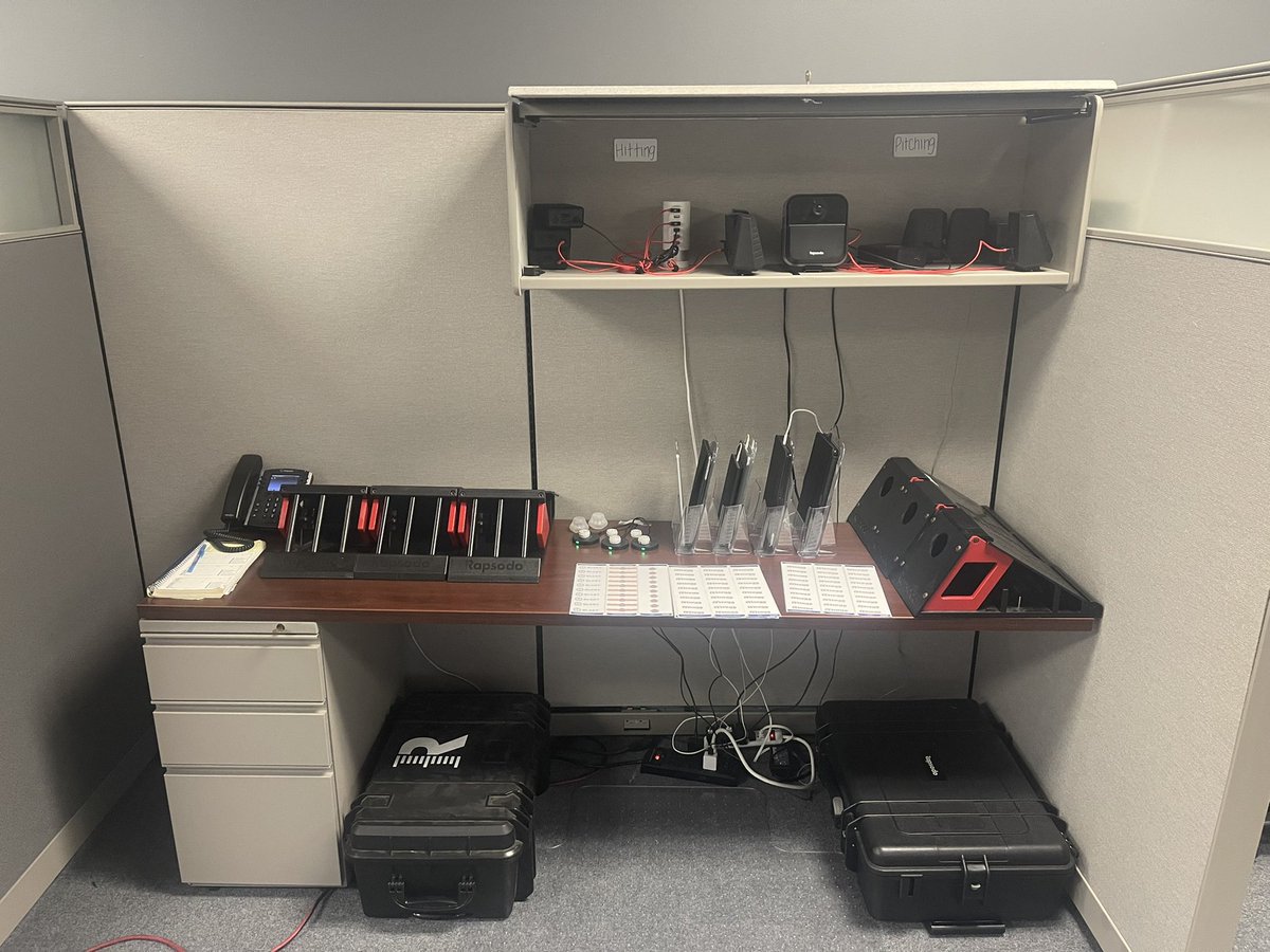 Starters Sports Training New Equipment! Hitting and Pitching charging stations ready to go this Fall &amp; Winter! <a href="/rapsodo/">Rapsodo Baseball</a> <a href="/RapsodoSoftball/">Rapsodo Softball</a> 

Special thanks to <a href="/katelynmohr21/">Kate Mohr</a> for creating the setup!