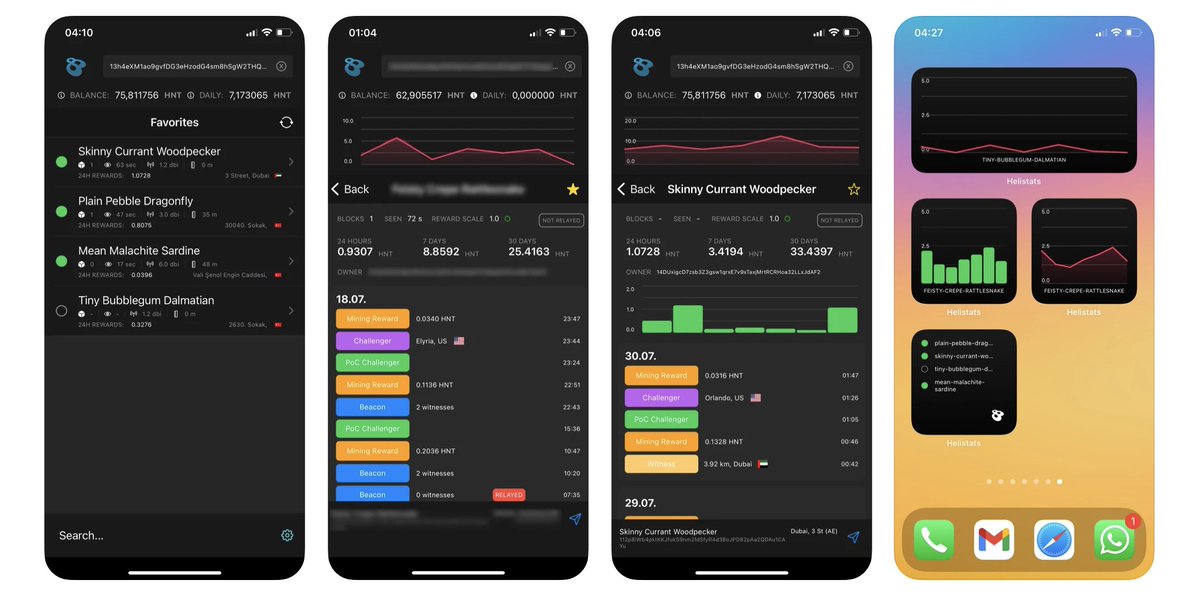 helium's tweet photo. A brand new network tool has arrived for the @Helium Community! Try out Helistats on iOS to see your Hotspot's status and $HNT rewards: https://t.co/B7pI03Ounw. Have a question? Get in touch with the app's team in the #helistats channel on Discord: https://t.co/nLIDfh4bAp. https://t.co/GZnLuwFLW1