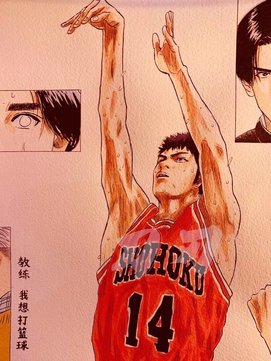 daoren_studio's tweet photo. 如今回頭來看《灌籃高手》，才明白不是人人都有櫻木的天賦、流川的球技。那個沒有主角光環的三井，才是真實的我們。 https://t.co/MAxzLGXcC5