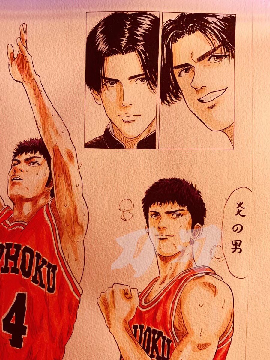 daoren_studio's tweet photo. 動畫片的結局，還停留在全國大賽前。很多人覺得遺憾。其實，這個世界上從來沒有完美的結局。只要你看過《灌籃高手》，你現在的樣子就是它的結局。 https://t.co/Satsf2DjX4