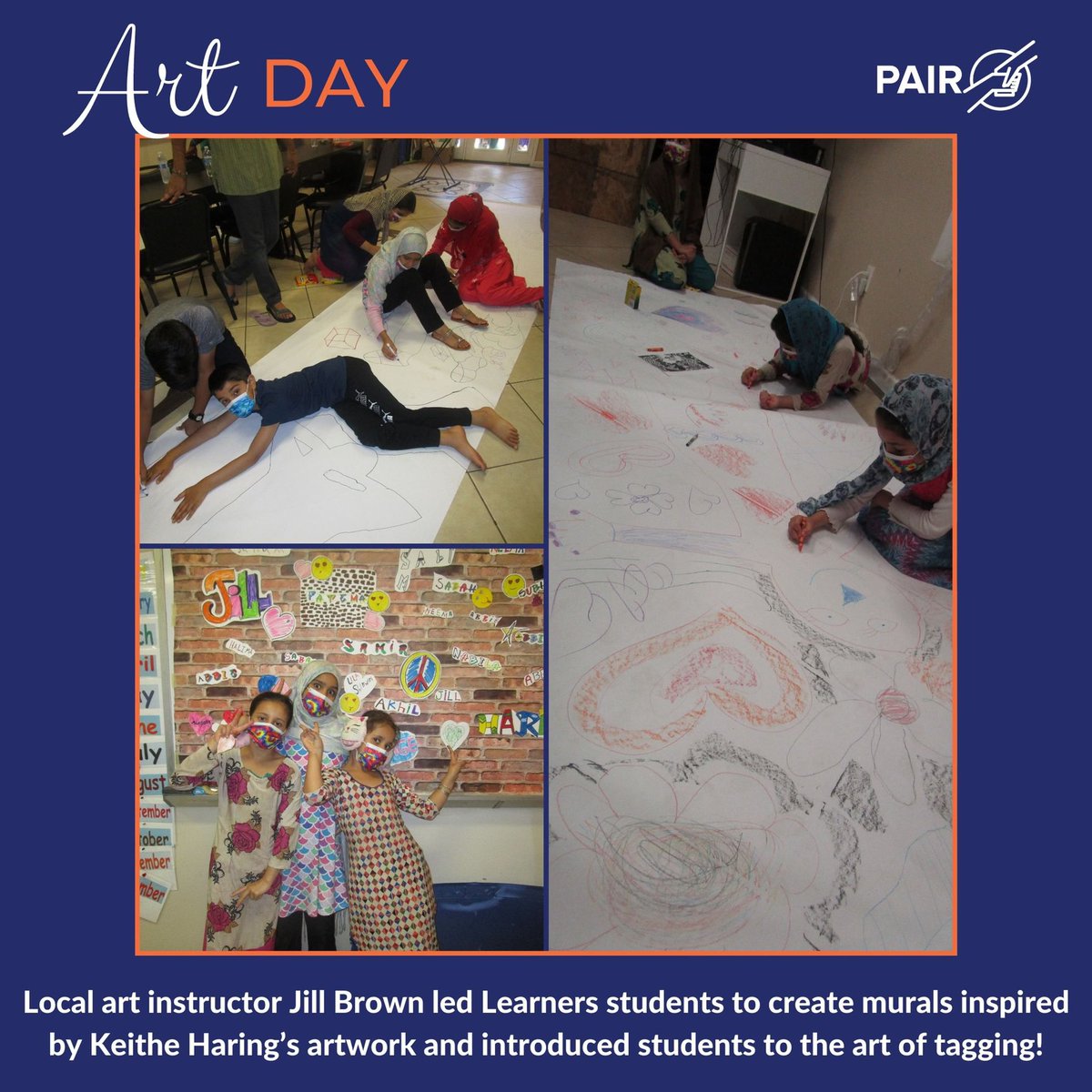 PAIRhouston's tweet photo. Check out our artists at work! 🎨

#pair #pairhouston #nonprofit #houstonnonprofit #refugeeyouth #refugeeswelcome #pairwithus https://t.co/IwCp5zqkDh