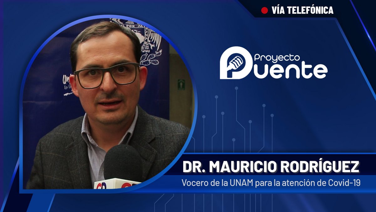 ProyectoPuente's tweet photo. ¿Te dio #COVIDー19 ?publican nueva guía clínica para el tratamiento de Covid, detalles con el vocero de la Comisión de la UNAM para la atención de la emergencia Covid-19 @maurodriguez https://t.co/7PiSbFBWy7 https://t.co/NAyGlwTseR