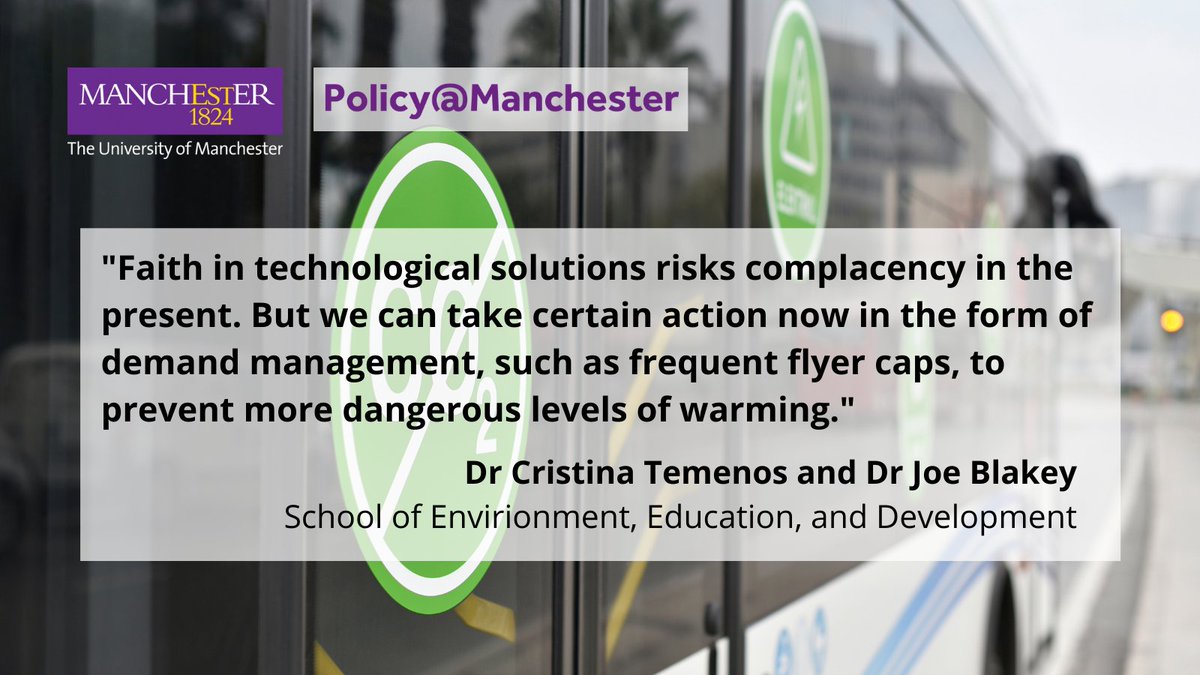 Policy@Manchester (@uompolicy) on Twitter photo The DfT have released their plan for #decarbonising transport. In our new blog, Drs <a href="/CTemenos/">Cristina Temenos</a> & <a href="/joeblakey/">Joe Blakey</a> respond to the strategy, outlining the risks of techno-optimism & the opportunities in the #COVID recovery.
Read it here; blog.policy.manchester.ac.uk/posts/2021/08/… The DfT have released their plan for #decarbonising transport. In our new blog, Drs <a href="/CTemenos/">Cristina Temenos</a> & <a href="/joeblakey/">Joe Blakey</a> respond to the strategy, outlining the risks of techno-optimism & the opportunities in the #COVID recovery.
Read it here; blog.policy.manchester.ac.uk/posts/2021/08/…