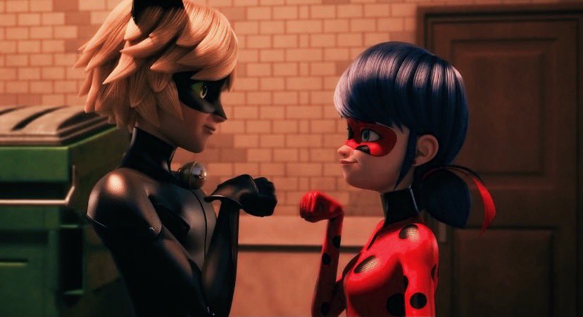 akumatize's tweet image. when the lovesquare have the same expressions radiates soulmate energy