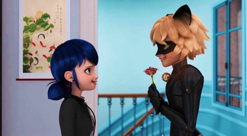 akumatize's tweet image. when the lovesquare have the same expressions radiates soulmate energy