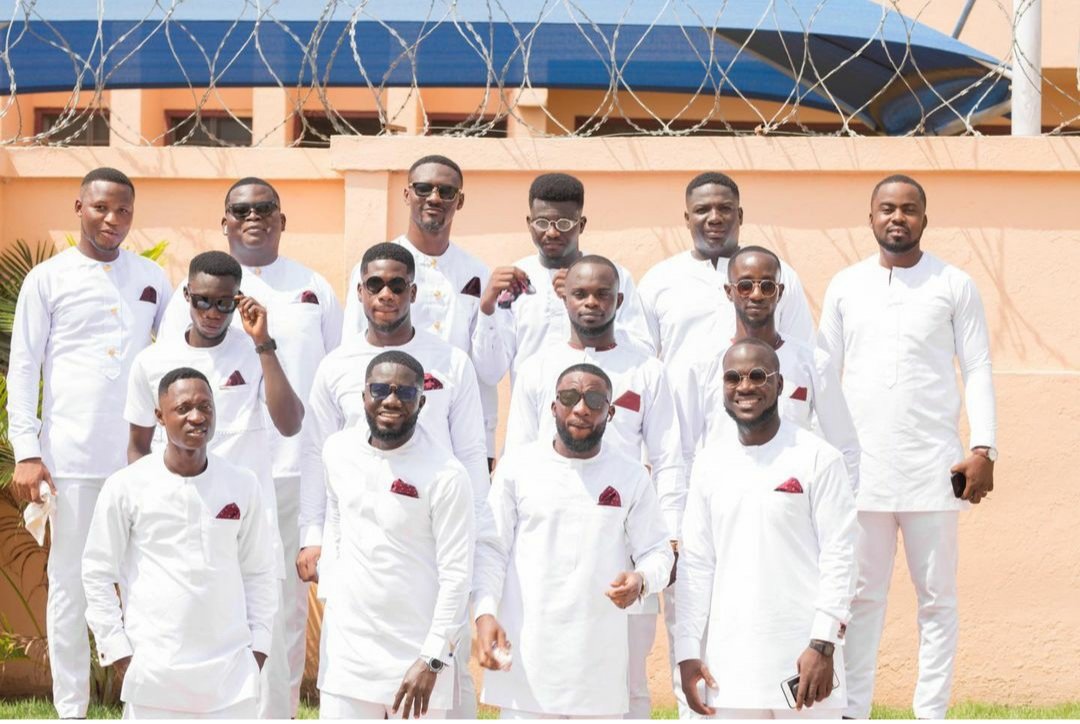 GironshiaEvents's tweet photo. Handsome Groom and his groomsmen ❤ 
#engagement #events #setups #engagement #love #Ghana #localbar https://t.co/TF2lpljs2z