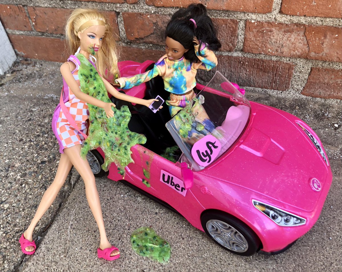 KatesCharmdLife's tweet photo. #GISH @Mattel  #DirtyJobs4Barbie @BurnGish  Uber/Lyft driver Barbie might not sound like a dirty job, but… https://t.co/MAu0nT6EtB