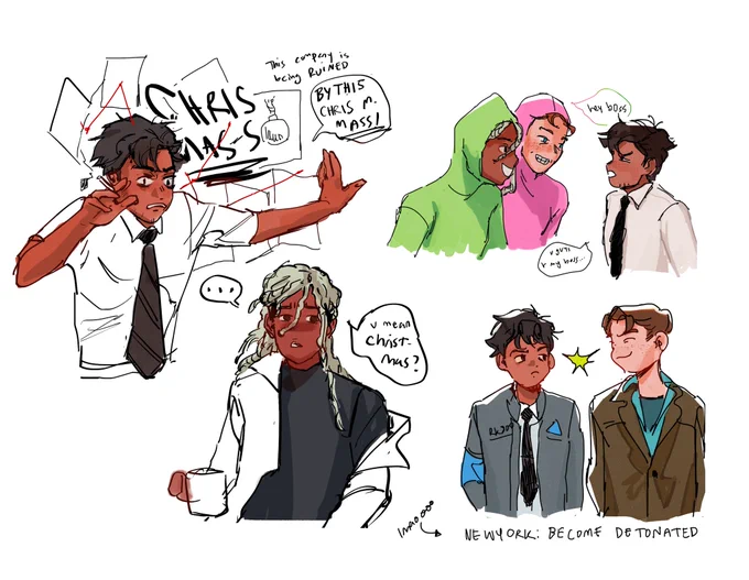 They also gave me this extra sketch WHICH I ???LOVE???? please go check out their commission 