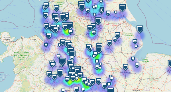 PPEExchangeUK's tweet photo. PPE Exchange comes equipped with a heat map, free to use for all. The map helps visualise demand for PPE all over the UK.

Are you a supplier that can deliver to these areas? Sign up today for free: https://t.co/UlQNcIQ6af https://t.co/Qm8cSlbVTt
