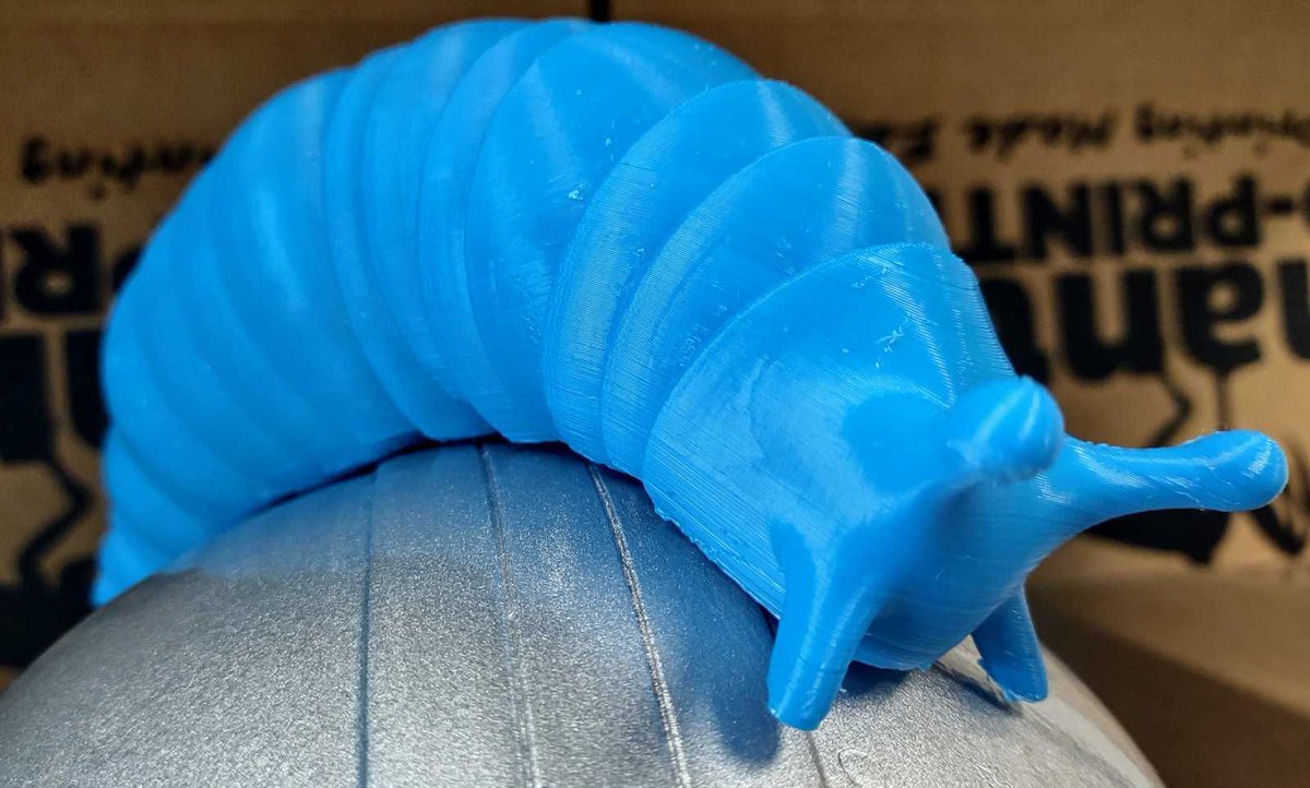 Mantis3DPrinter's tweet photo. Everyone here at Mantis 3D Printer is so excited to have printed this file! We printed out this Friendly Articulated Slug on our Mantis!
Wanna learn more about the Mantis 3D Printer? Check out our website!
#3dprinter #mantis3dprinter #3dprintinglife #slug #easiest3dprinter https://t.co/8uxfWfiW7K