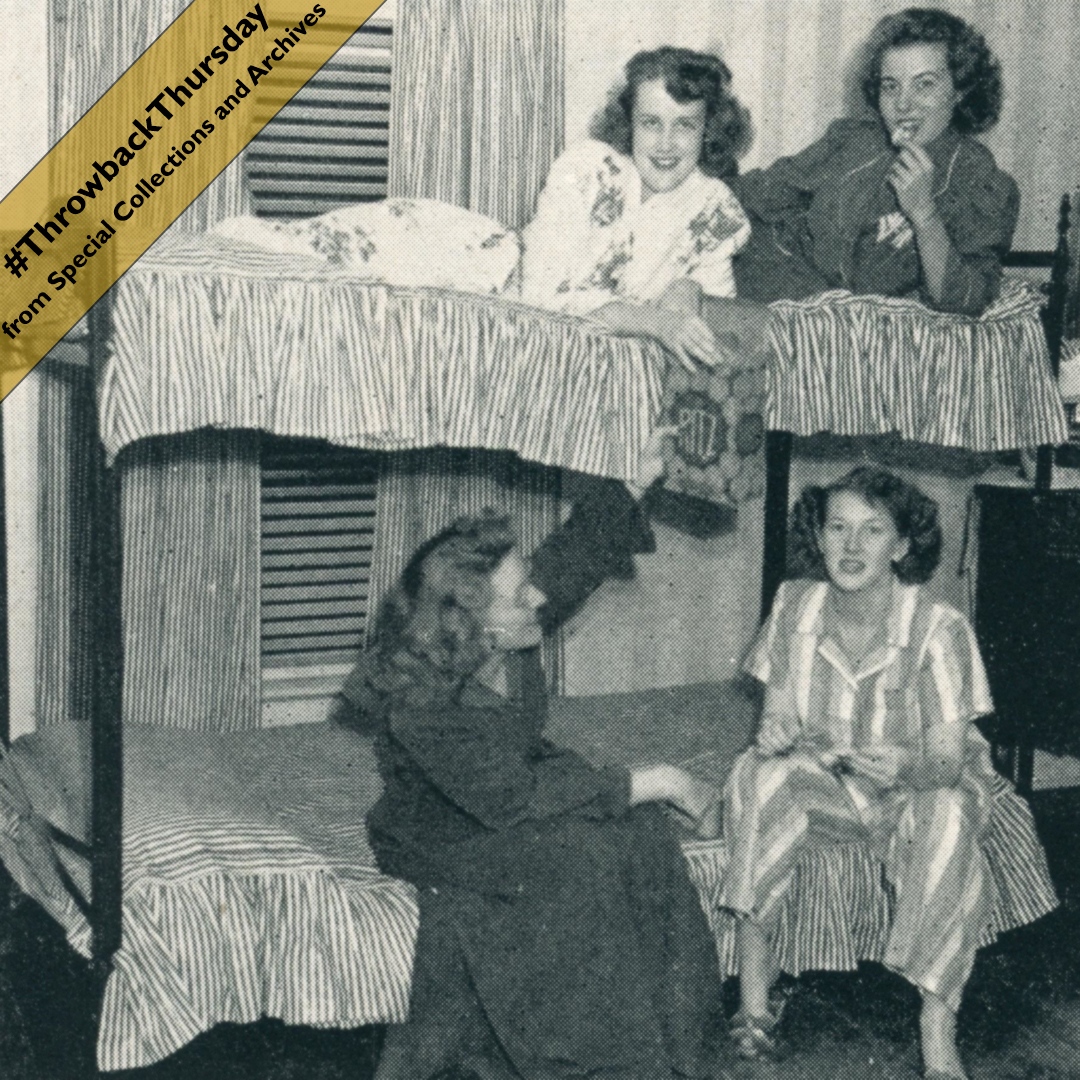 esulib's tweet photo. Product placement in the 1947 yearbook? Maybe not, but there’s no question as to these Alpha Sigma Tau sisters’ favorite cracker brand for a bedtime snack.
@ritzcrackers #bedtimesnack https://t.co/mldNhym1La