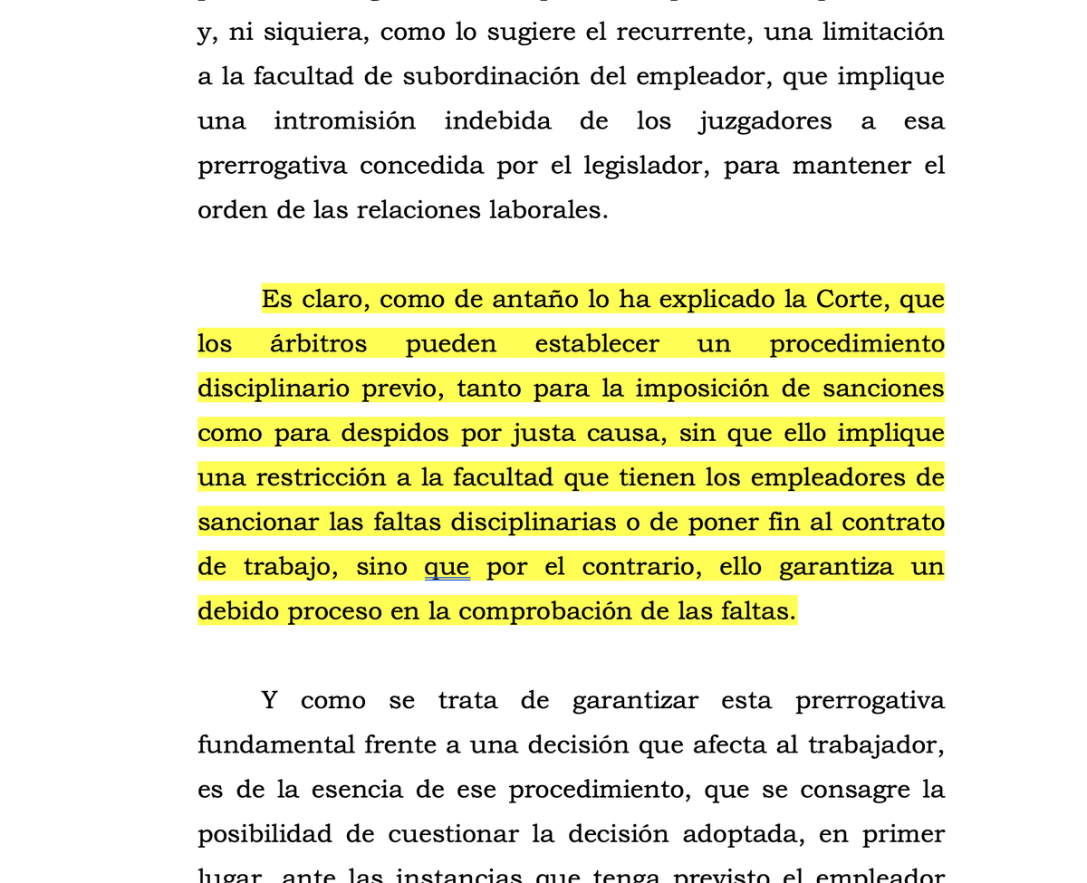 #EstabilidadLaboral
Cuando se redacta un pliego de peticiones debería tenerse en cuenta sobre procedimiento para despido con justa causa, que si no lo logra en arreglo directo puede ser materia de arbitramento. <a href="/CorteSupremaJ/">Corte Suprema de Justicia</a>, Sala Laboral, sentencia SL3822, 30 de septiembre 2020