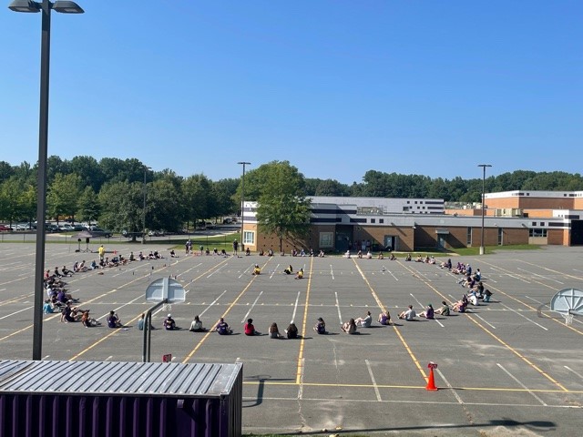 LBSSBands's tweet photo. Great day introducing our new students to our leaders and getting them ready for rehearsals next week! https://t.co/KihuHy1RFZ