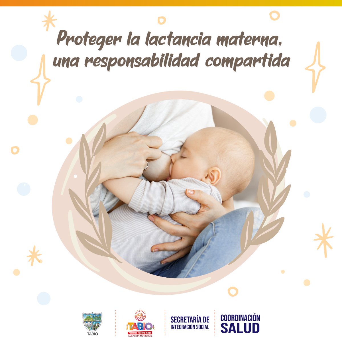 AlcaldiaDTabio's tweet photo. #LactanciaMaterna 👶🤱 #TabioPodemosHacerloMejor 

El Gobierno Tabio Podemos Hacerlo Mejor se une a la campaña de la Semana Mundial de la Lactancia Materna, proteger a nuestros niños y niñas con el mejor alimento les garantiza una vida saludable. https://t.co/WltahIsuQV