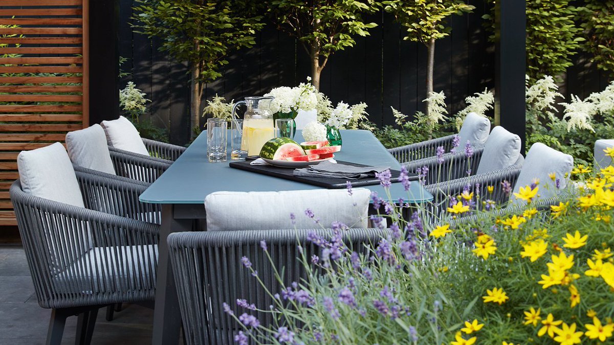 Looking to upgrade your backyard? Consider adding the latest trend in outdoor furniture – modern rope detailing. This simple and summery look is sure to transform your space into your dream oasis.

Click the link below for the fu... houseandhome.com/gallery/outdoo…