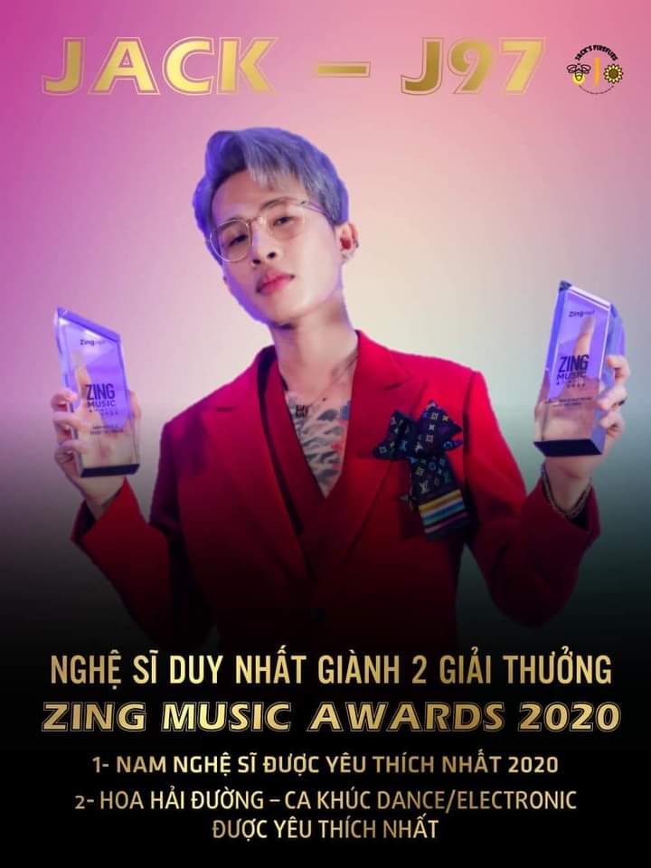 HunhTra78451353's tweet photo. @KevanKenney @MTV REQUEST @phuongtuan_j97 @MTV #FridayLivestream 
#JackJ97 
#HoaHaiDuong 
Jack (J97) is the first artist in Vietnam whose MV won the Best Music Video award at the ATA 2020 Asian Television Awards. https://t.co/LlAahb2drS