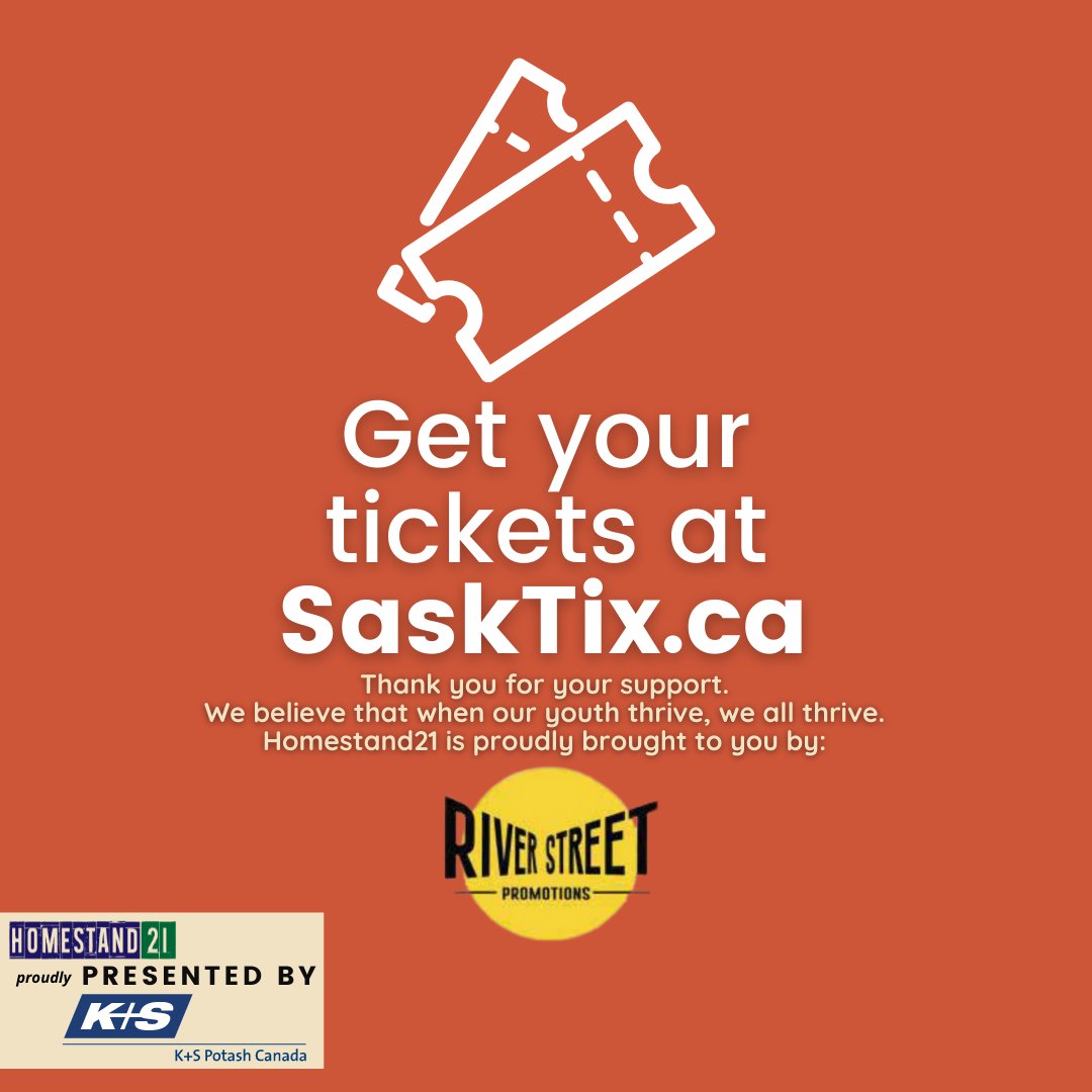 Did you get your tickets yet?  Only $59, &amp; your money goes a long way!

Proceeds from the concert will be donated to mental health and well-being initiatives in the Prairie South School Division, as well as assist in the beautification of Ross Wells Park.

bit.ly/3j5EKYd