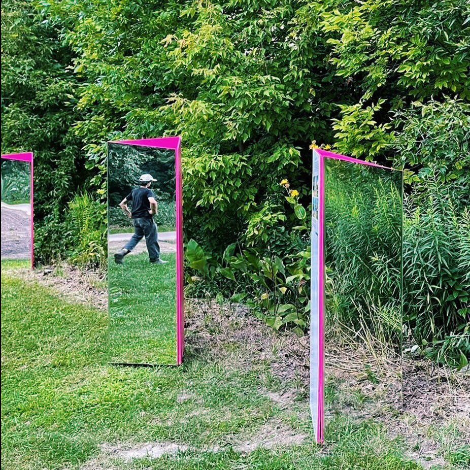 arconserve's tweet photo. ACO Toronto and @GiaimoArch revealed a new free outdoor exhibit and public art installation today at The Oculus in South Humber Park! Check it out Aug-Sept 2021 https://t.co/bofD4sxYzJ @PFRPartnerships @Park_People #oculuspavilion https://t.co/BCswp43Pxn