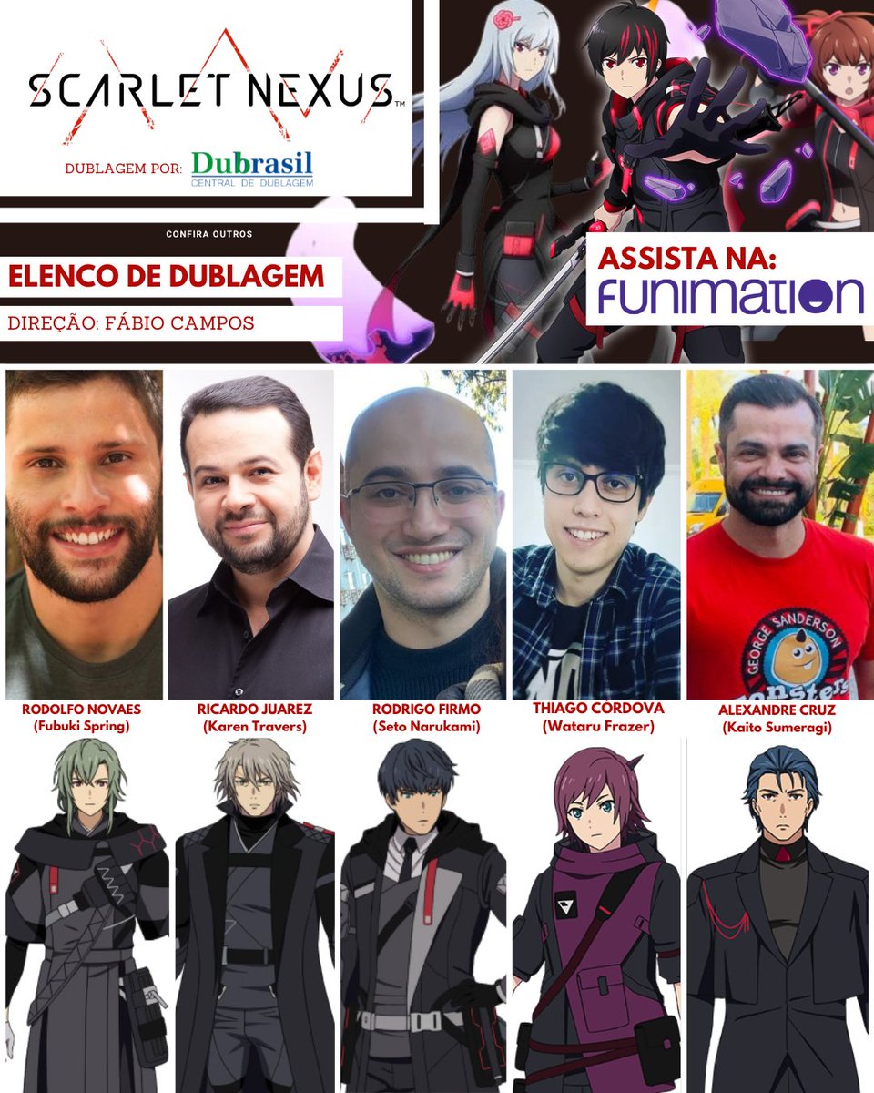 Dubrasil - Central de Dublagem #18ANOS on X: Trigun Stampede estreou  dublado na @Crunchyroll_PT e a Dubrasil foi responsável pela dublagem da  obra. Deixamos o agradecimento a toda essa equipe pelos resultados