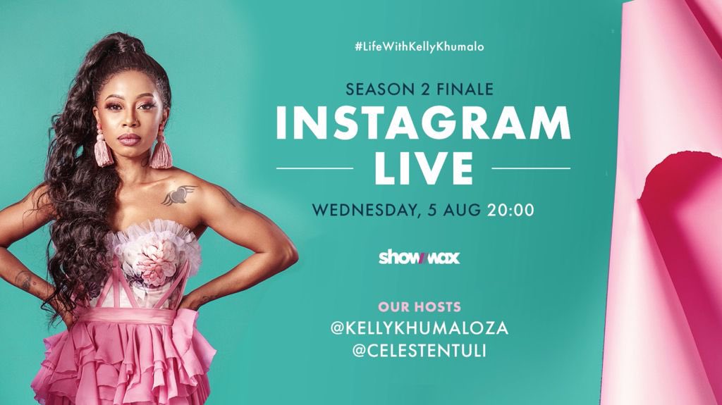 AD| Join @KellyKhumaloZA IG Live Tonight At 20:00 To Close Up Season 2 Of #LifeWithKellyKhumalo 🔥 Don’t Miss it🥺