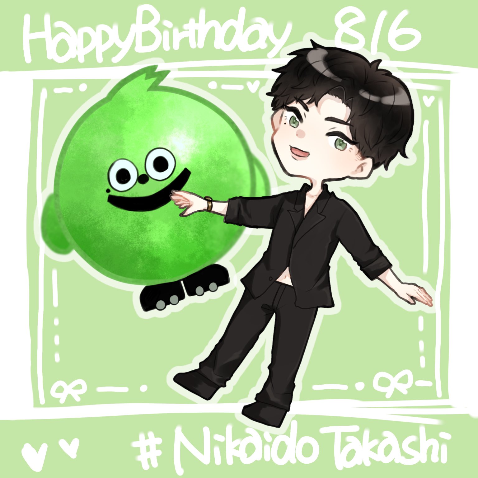 おむ 誕生日おめでとうございます ニカの可愛い笑顔大好きだあ イラストは背景迷いすぎたので2個上げちゃう笑 キスマイ 二階堂高嗣誕生祭 T Co Jxtsoe4izi Twitter