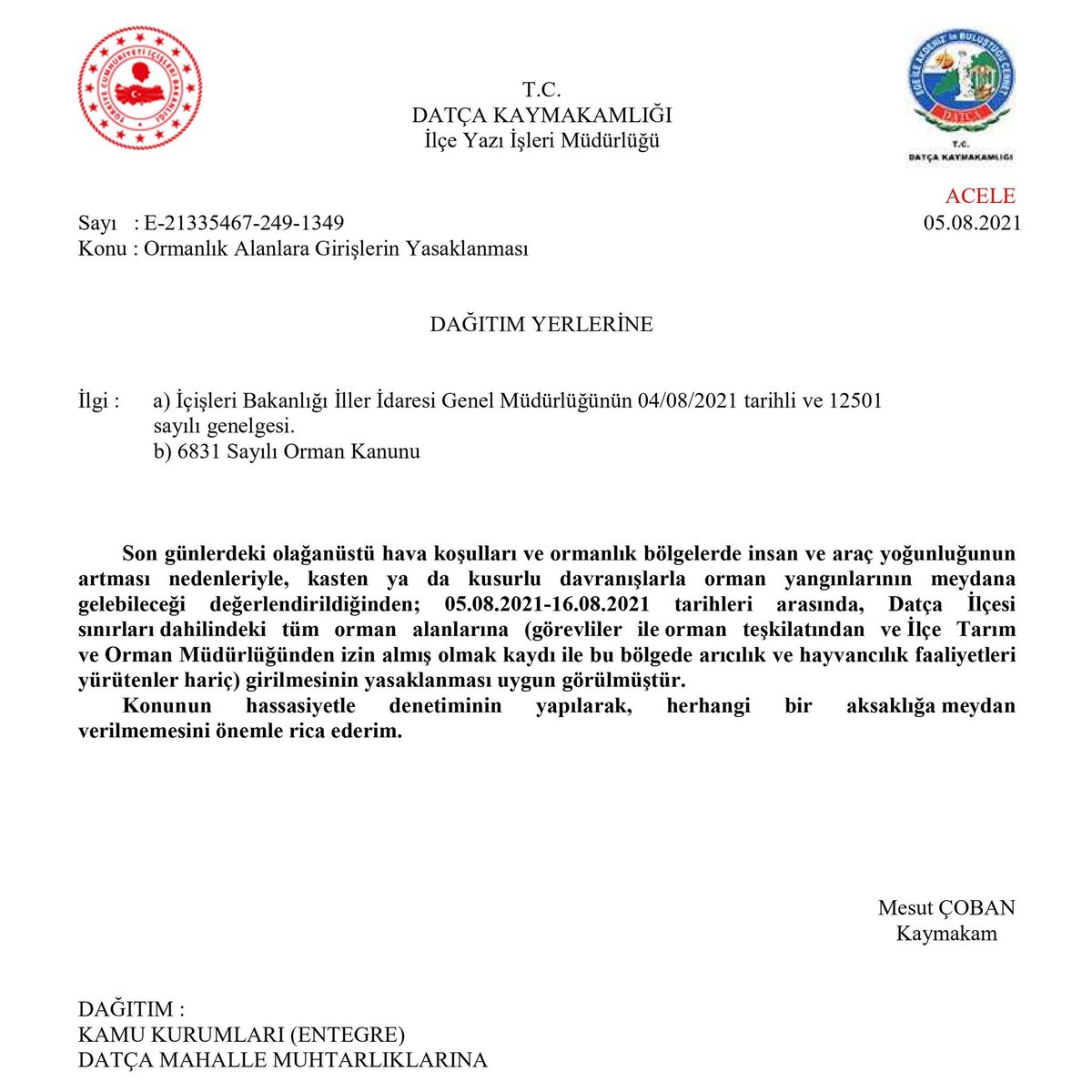 Datça Belediyesi (@datcabelediyesi) on Twitter photo 