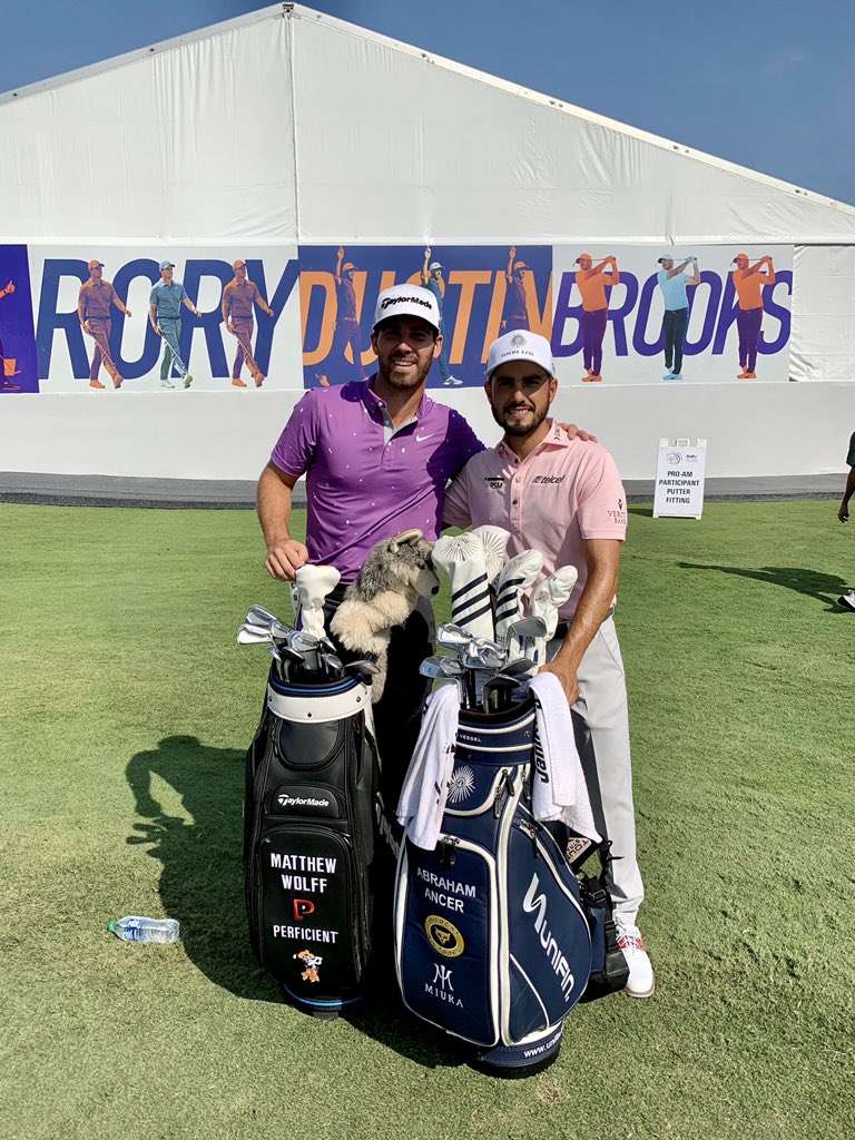 Perficient's tweet image. We love seeing #TeamPerficient paired together today at the @wgcfedex! Best of luck to @matthew_wolff5 and @Abraham_Ancer this weekend. We are cheering you on! #wgcfedex