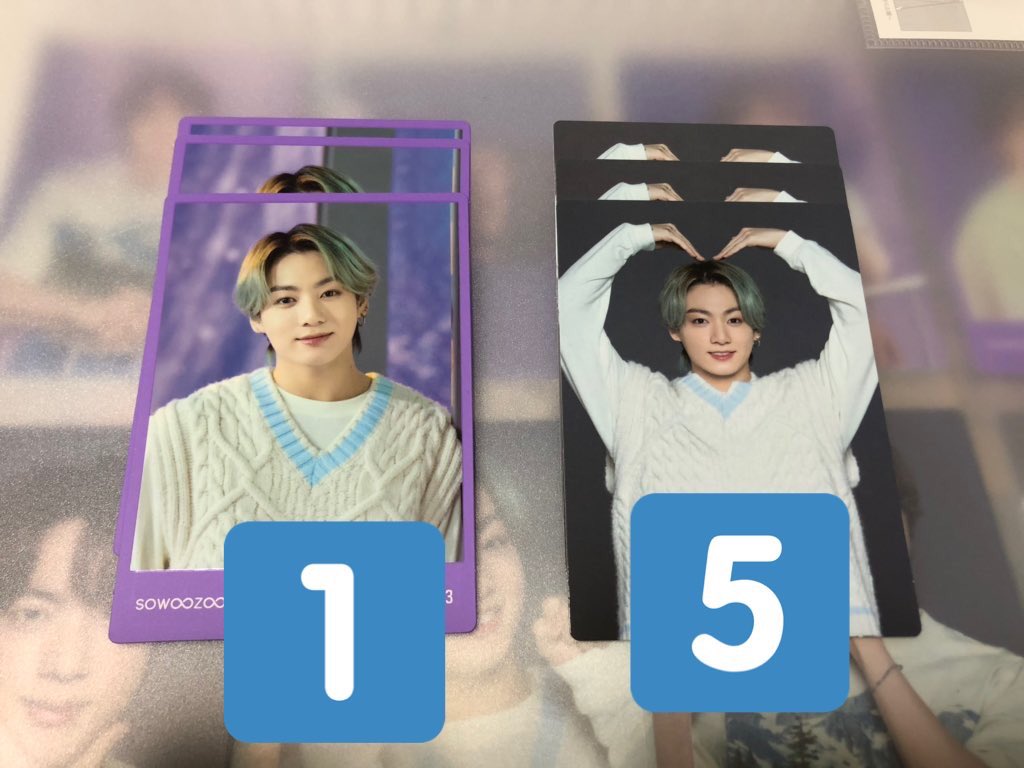 akr__66's tweet photo. bts ソウジュ ミニフォト 交換

譲:ジン①②⑥⑧
     ジョングク①⑤
     集合⑤⑧

求:ジン③⑤⑦
     ジョングク②③④⑧
     集合⑥

⚠️同種交換のみ
郵便交換、同日発送
スリーブ+硬質ケース+防水
お心当たりある方お気軽にリプまたはDMよろしくお願い致します🙇‍♀️ https://t.co/oBiSC2OxzL