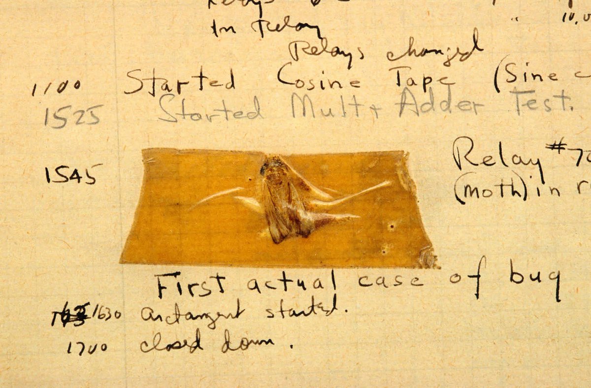 TechWiings's tweet photo. 🔴Did you known Pt.45
The computer "BUG" as named after a literal bug found in a computer. https://t.co/fqxVmweEbB