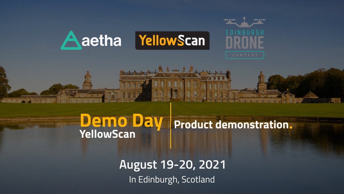 YellowScan's tweet photo. Excited to be working with @Aethadrones and @Edinburghdrone for this upcoming Demo Day in Scotland! 🙌 https://t.co/uQEUKtfPOe #LiDAR https://t.co/5KxH2qaiGY