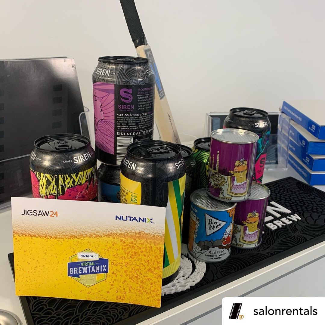 nickjlong's tweet photo. Ready! #brewtanix #nutanix #jigsaw24 #nutanixjigsaw https://t.co/byv3nBzgfj