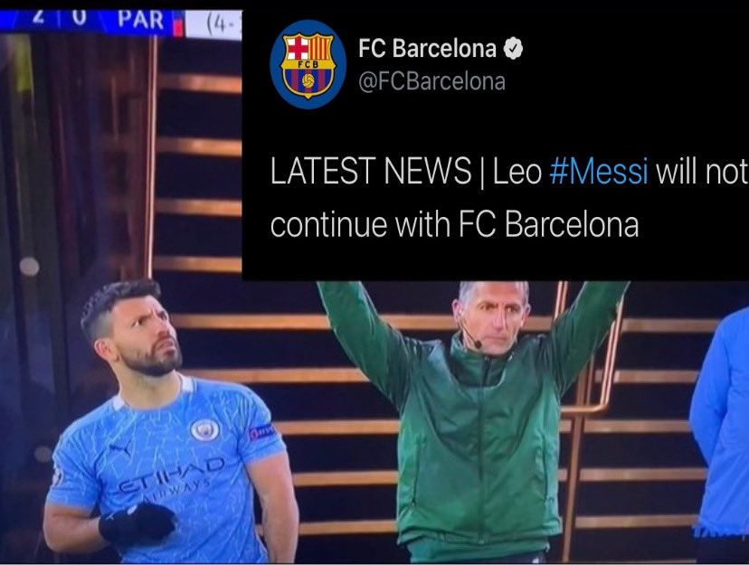 Sergio Agüero right now