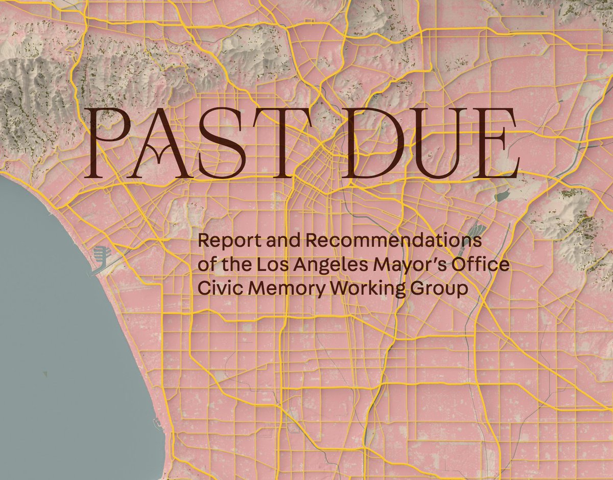 victoriabernal's tweet photo. “People would talk about how diverse L.A. was, as if that meant 'equitable', as if that meant 'inclusive'. And it didn’t mean that. It absolutely did not mean that,” Brenda Stevenson. 

Making my way through the #CivicMemory Working Group report: https://t.co/eQNUYXPU8e https://t.co/lrQ0fSOwah
