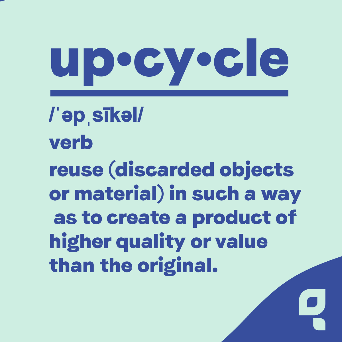 Recycling breaks items down into their basic elements and then uses the raw materials to make something new. Upclycing, however, takes the original item, and reuses it in a different way. We always use upcycled natural materials whenever possible!