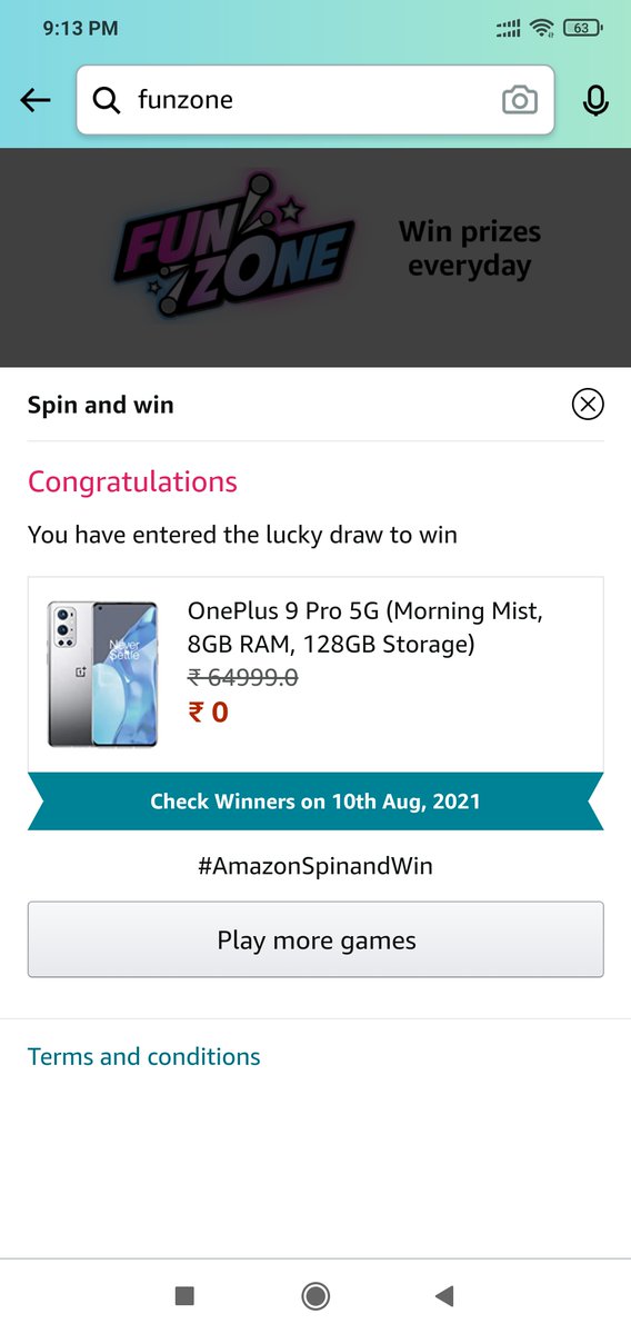 #AmazonSpinandWin
<a href="/amazonIN/">Amazon India</a>