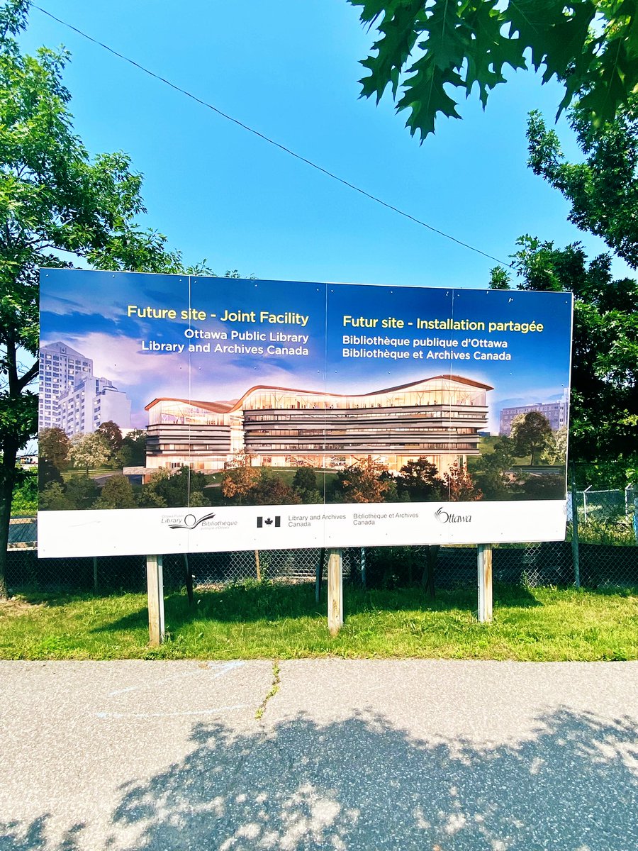 NYPLSNFL's tweet image. Out for a stroll and saw the future new @opl_bpo @LibraryArchives @BiblioArchives building! We can’t wait to see it when it’s complete! #Ottawapubliclibrary #LibraryandArchivesCanada #Ottawa